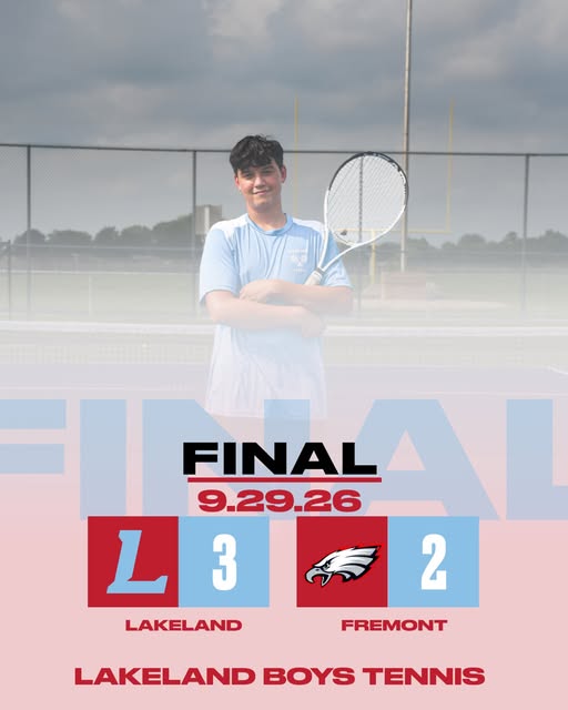 Lakeland boys tennis team win Sectional Quarterfinal match